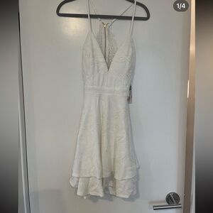 White Dillards Dress